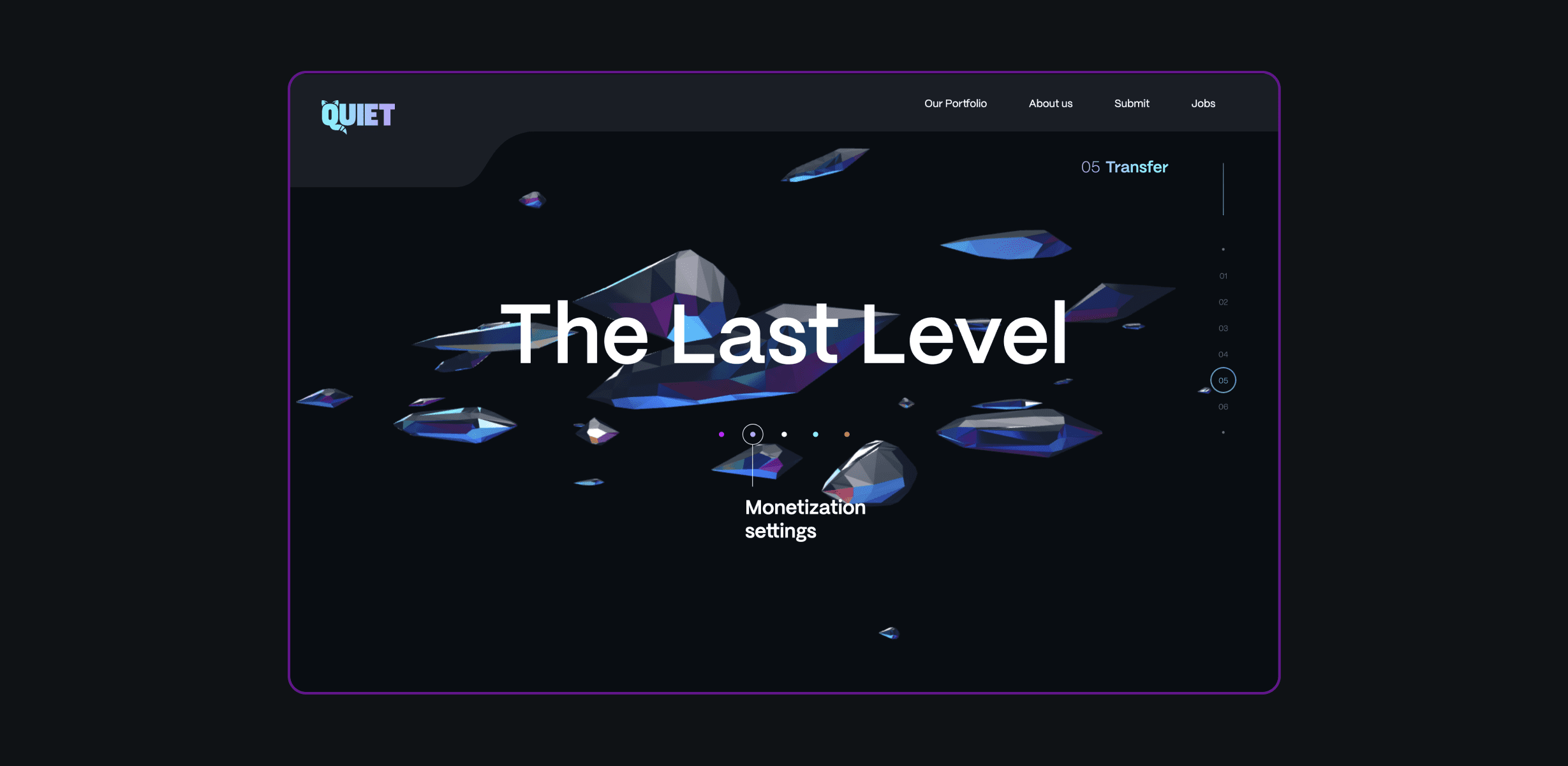 Highlights from quiet website